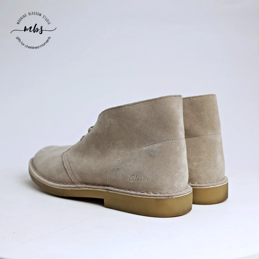 Clarks Desert Boot Classic Heritage Minimalist Chukka Boots Sand Men 13